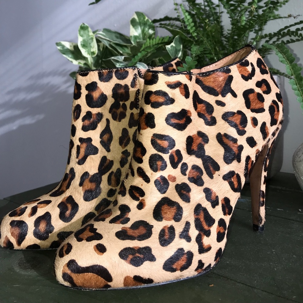 Cheetah Print Booties